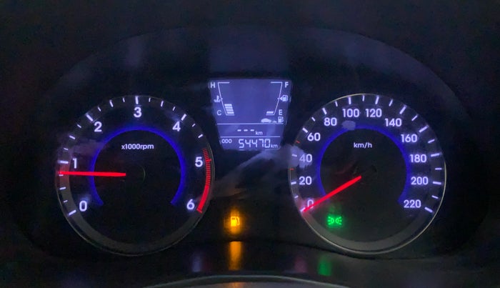 2016 Hyundai Verna 1.6 CRDI SX, Diesel, Manual, 54,525 km, Odometer Image