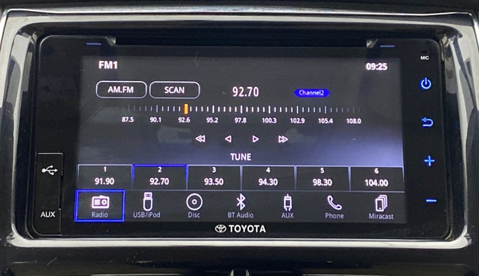 2018 Toyota YARIS V CVT, Petrol, Automatic, 19,212 km, Infotainment System