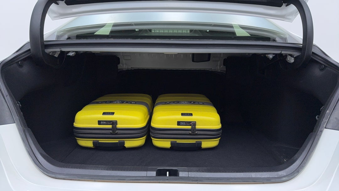 Boot Inside View with Luggage