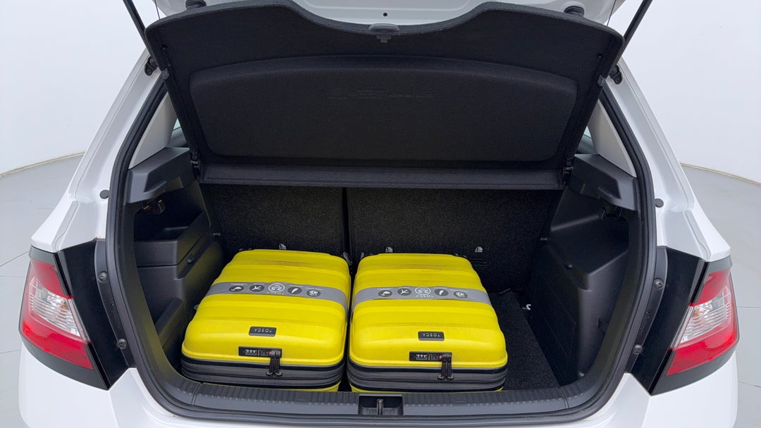 Boot Inside View with Luggage