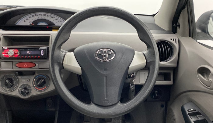 2011 Toyota Etios G, Petrol, Manual, 46,155 km, Steering Wheel Close Up