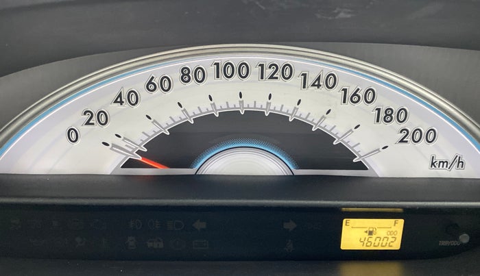2011 Toyota Etios G, Petrol, Manual, 46,155 km, Odometer Image