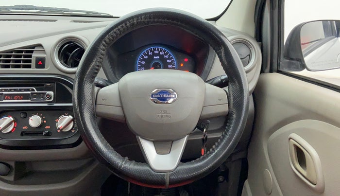 2017 Datsun Redi Go S, Petrol, Manual, 17,986 km, Steering Wheel Close Up