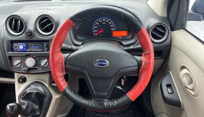 2016 Datsun Go Plus T, Petrol, Manual, 47,759 km, Steering Wheel Close Up