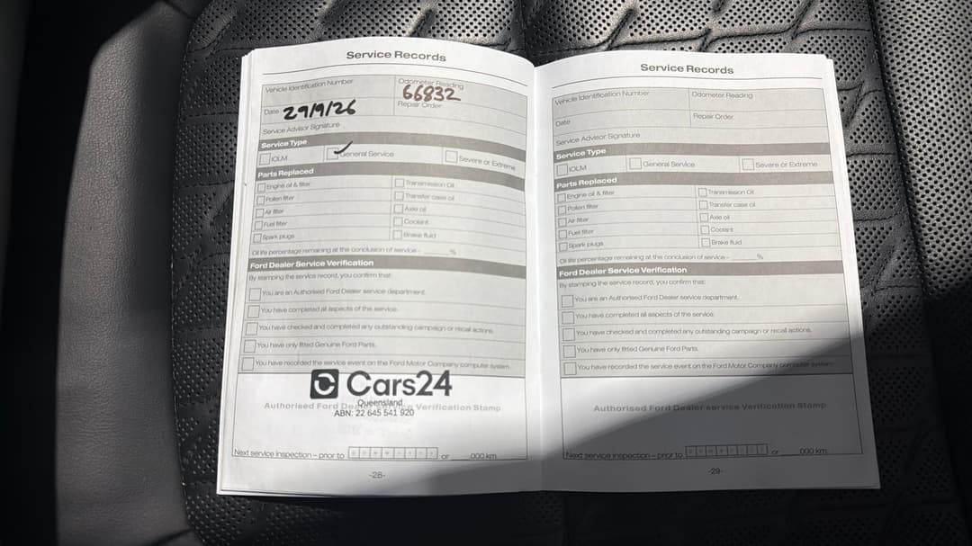 2022 Ford Everest Platinum (4x4), Automatic, 66839 km, Service History