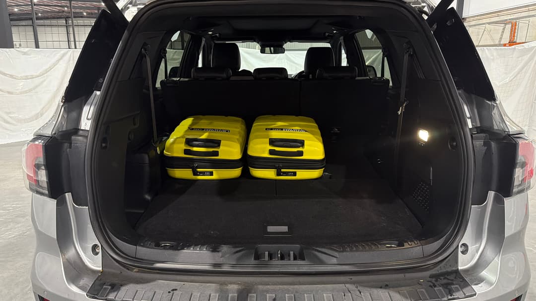 2022 Ford Everest Platinum (4x4), Automatic, 66839 km, Boot Inside View with Luggage