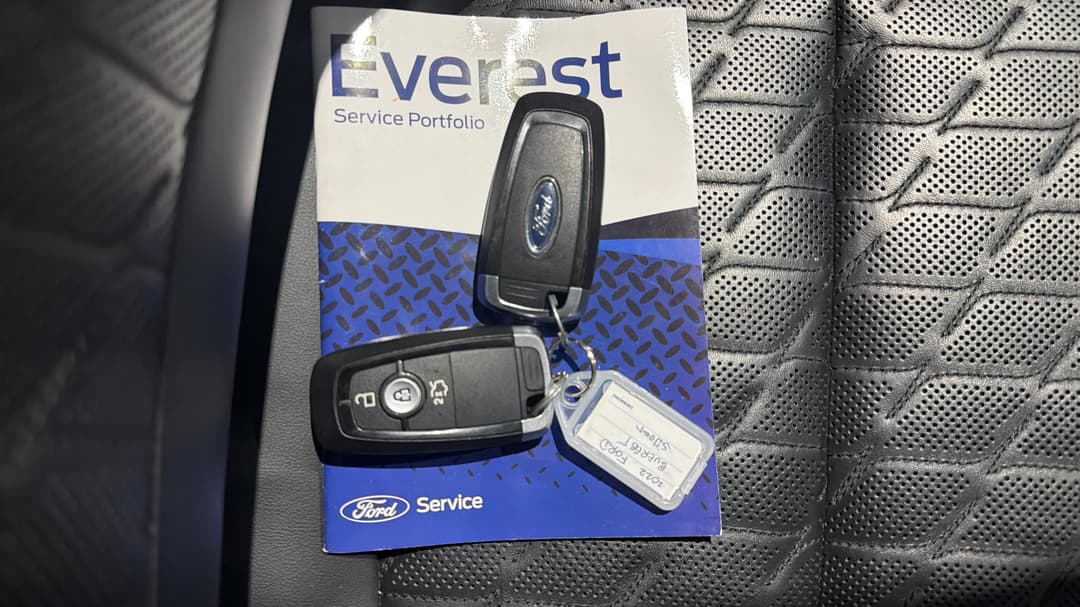2022 Ford Everest Platinum (4x4), Automatic, 66839 km, Key Close-up