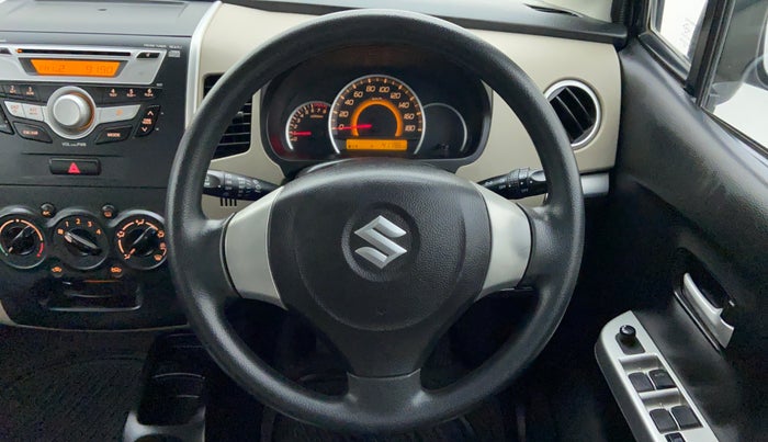 2014 Maruti Wagon R 1.0 VXI, Petrol, Manual, 41,290 km, Steering Wheel Close Up
