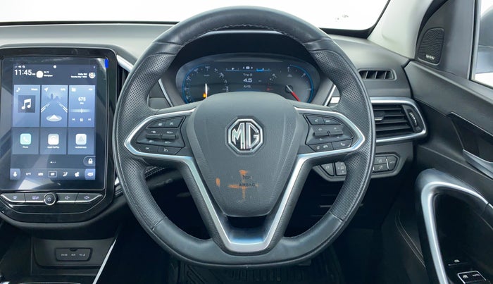 2019 MG HECTOR SHARP DCT PETROL, Petrol, Automatic, 13,467 km, Steering Wheel Close Up