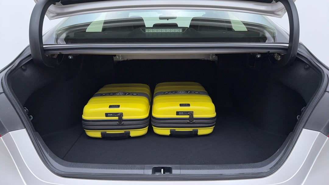 Boot Inside View with Luggage