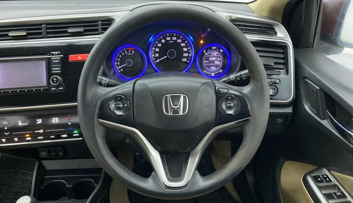 2015 Honda City V MT PETROL, Petrol, Manual, 60,150 km, Steering Wheel Close Up