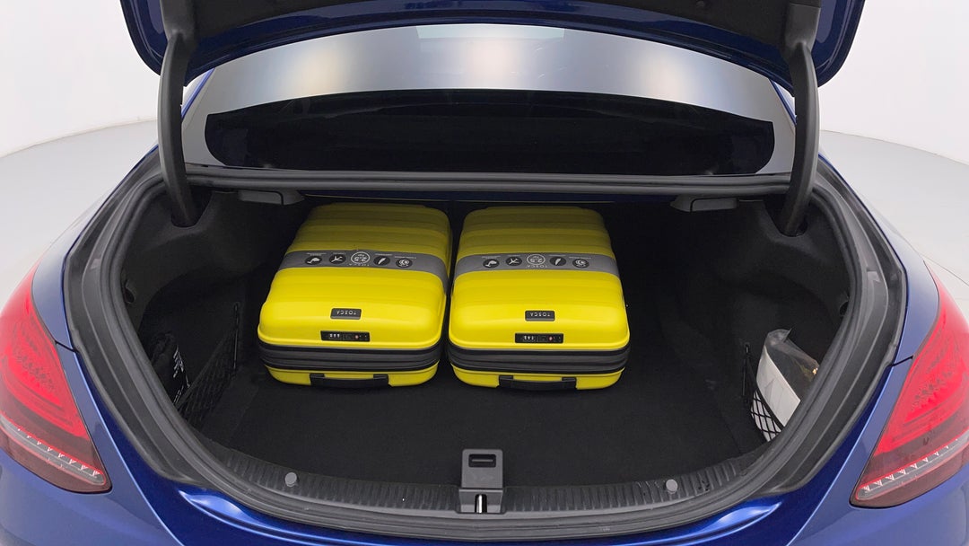 Boot Inside View with Luggage