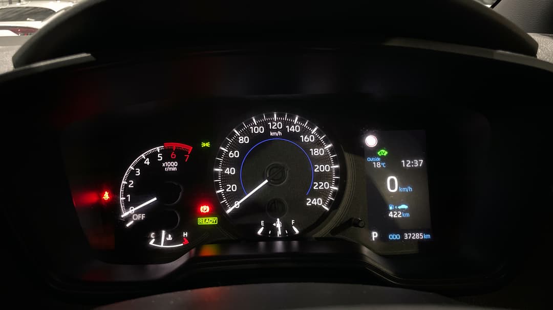 2021 Toyota Corolla Ascent Sport Hybrid, Automatic, 37285 km, Odometer View