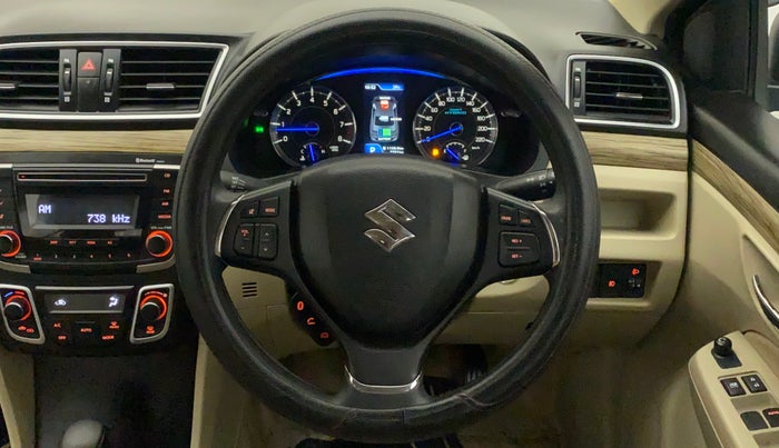 2021 Maruti Ciaz DELTA AT 1.5 SHVS PETROL, Petrol, Automatic, 3,581 km, Steering Wheel Close Up
