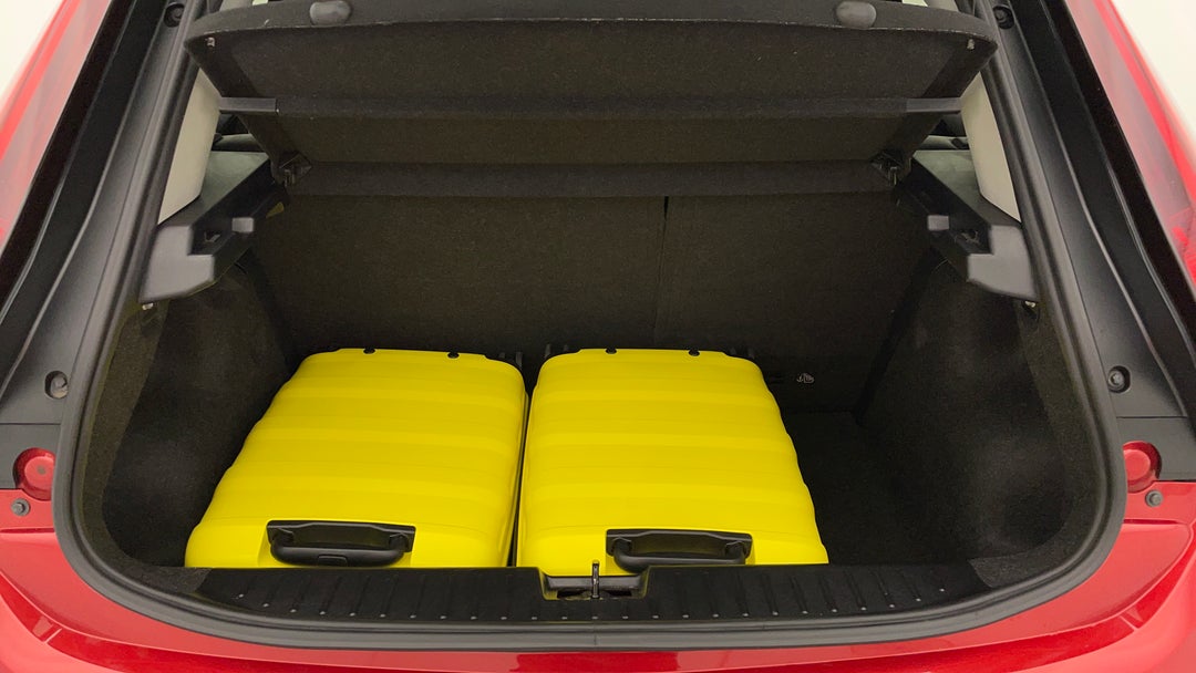 Boot Inside View with Luggage