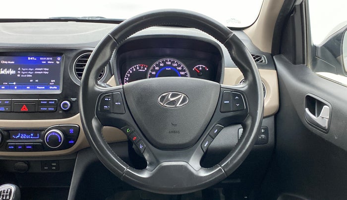 2018 Hyundai Grand i10 ASTA 1.2 VTVT, Petrol, Manual, 45,067 km, Steering Wheel Close Up