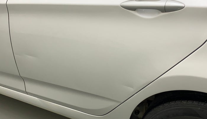 2013 Hyundai Verna FLUIDIC 1.6 VTVT EX, Petrol, Manual, 50,574 km, Rear left door - Minor scratches