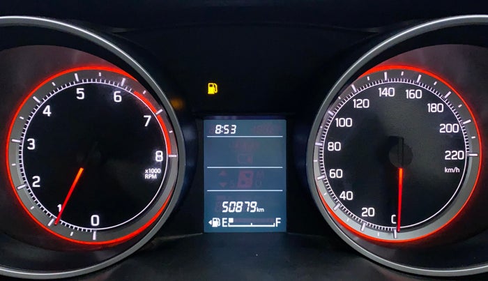 2020 Maruti Swift VXI, Petrol, Manual, 50,879 km, Odometer Image