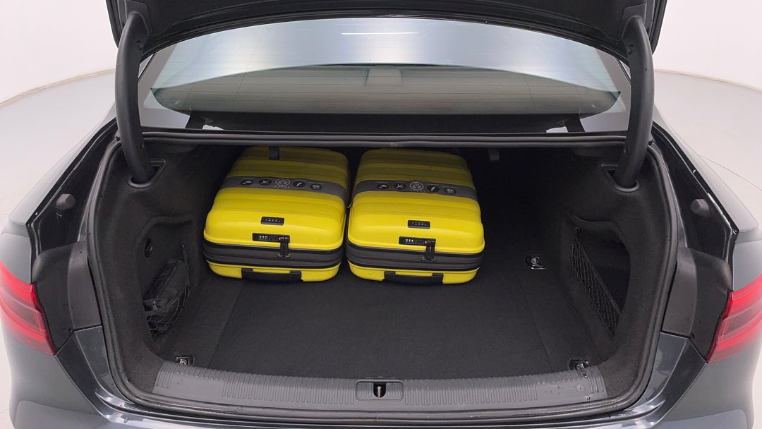 Boot Inside View with Luggage