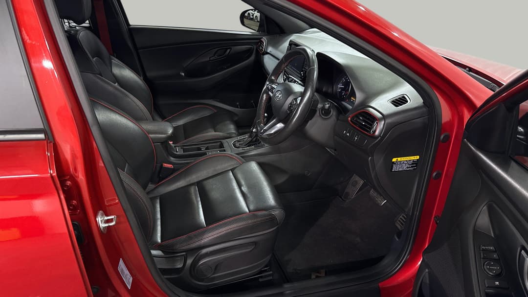 2020 Hyundai i30 N Line, Automatic, 112589 km, Right Side Front Door Cabin View