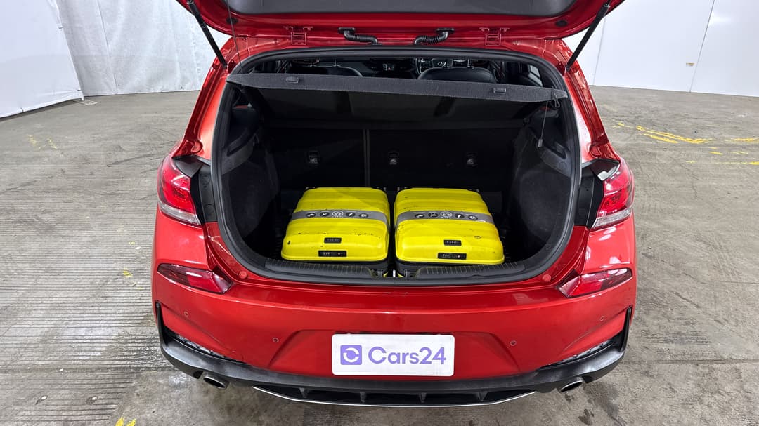 2020 Hyundai i30 N Line, Automatic, 112589 km, Boot Inside View with Luggage