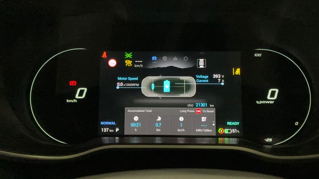 2022 MG ZS EV Excite, Automatic, 21301 km, Odometer View
