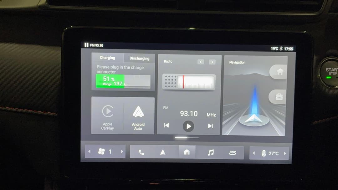2022 MG ZS EV Excite, Automatic, 21301 km, Infotainment System