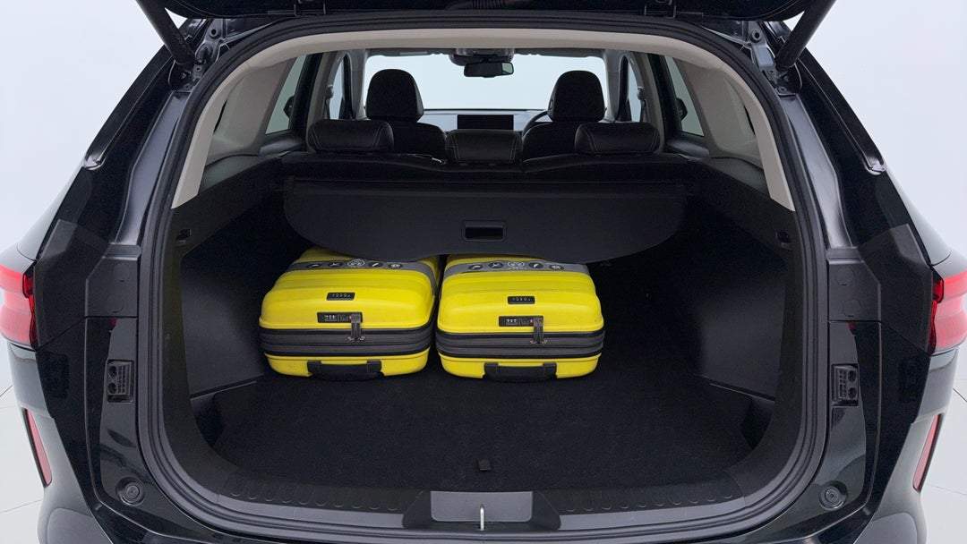 Boot Inside View with Luggage