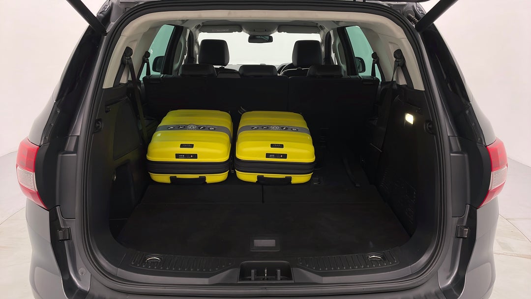 Boot Inside View with Luggage