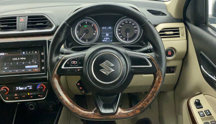 2017 Maruti Dzire ZDI PLUS AMT, Diesel, Automatic, 67,904 km, Steering Wheel Close Up