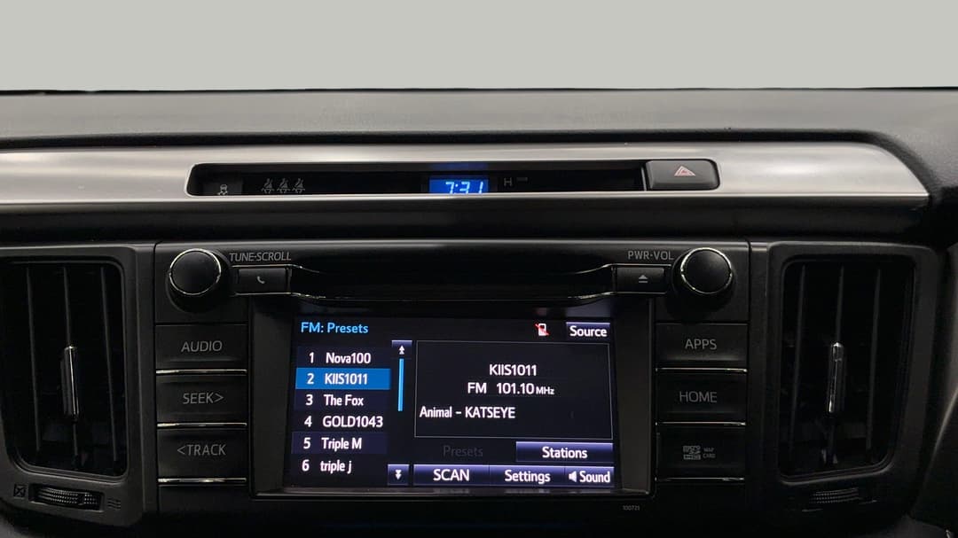2016 Toyota RAV4 Gxl (4x4), Automatic, 115172 km, Infotainment System