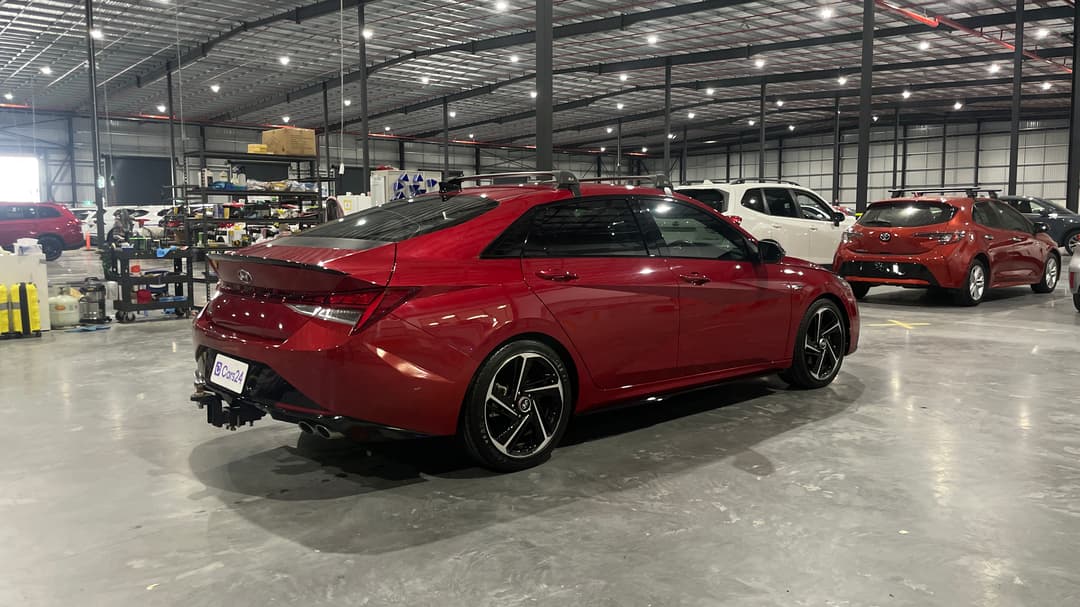 2021 Hyundai i30 N Line Special Edition, Automatic, 24576 km, Right Back Diagonal (45- Degree) View