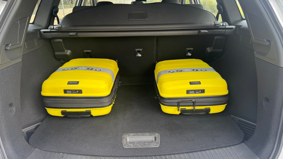 Boot Inside View with Luggage