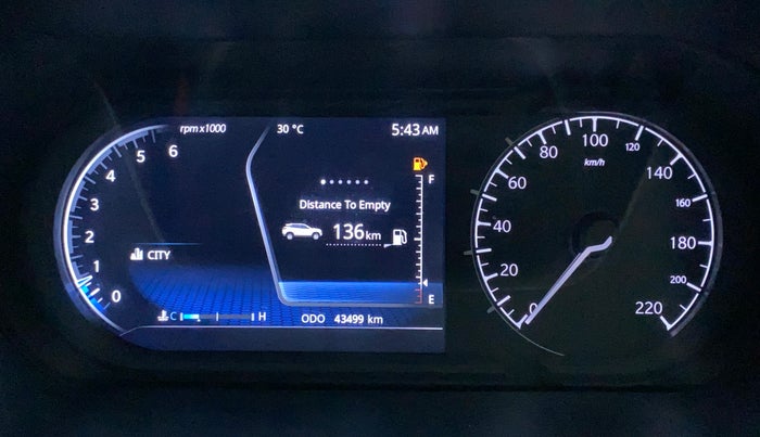 2019 Tata Harrier XZ 2.0L, Diesel, Manual, 43,879 km, Odometer Image