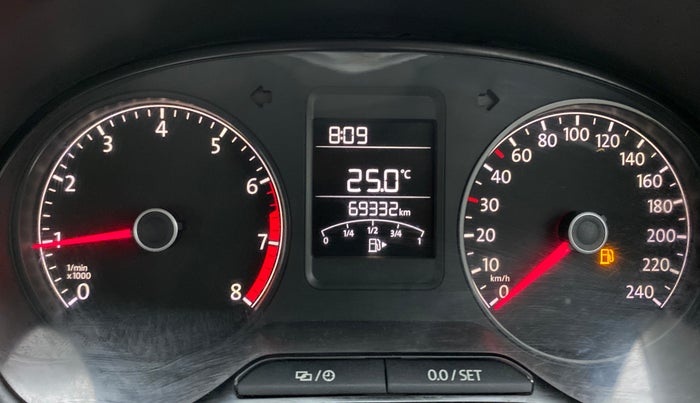 2018 Volkswagen Polo TRENDLINE 1.0L, Petrol, Manual, 69,331 km, Odometer Image