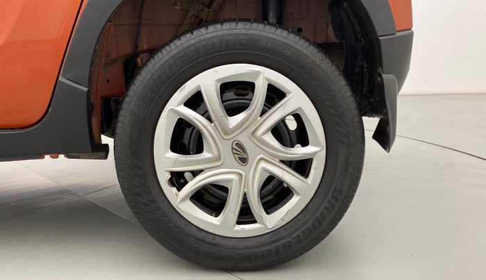 2017 Mahindra Kuv100 K4 6 STR, Petrol, Manual, 48,413 km, Left Rear Wheel