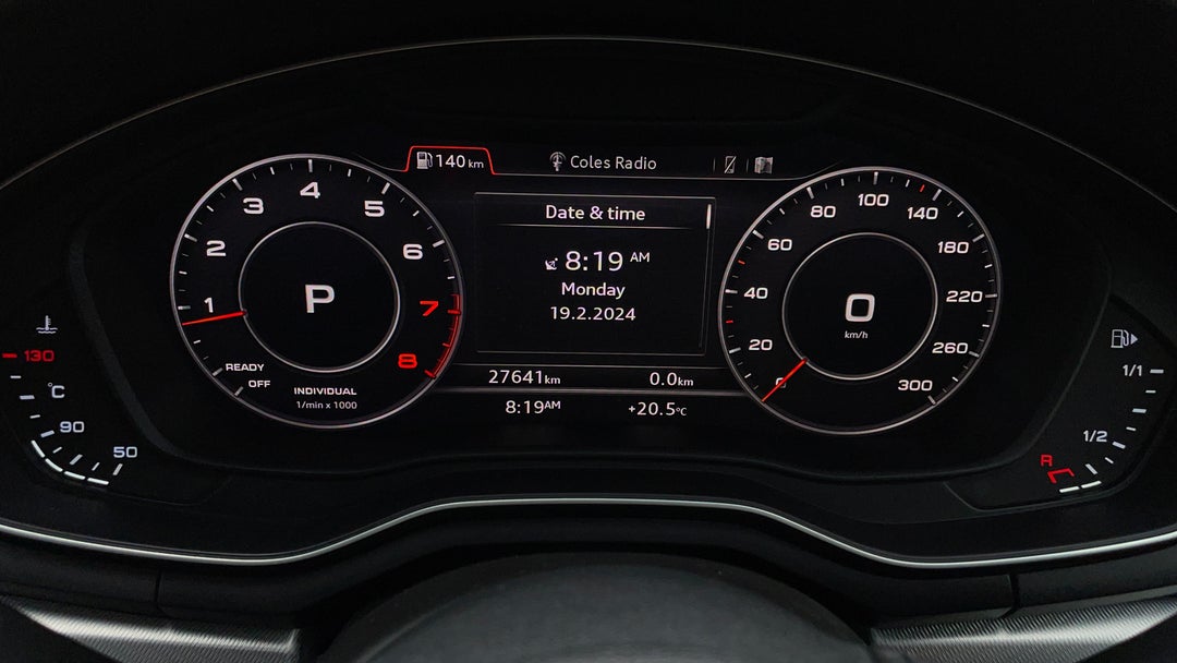 2019 Audi A4 2.0 Tfsi S Tronic S Line, Automatic, 26641 km, Odometer View