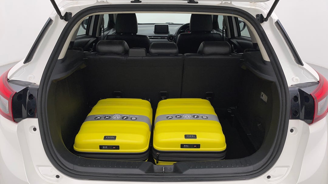 Boot Inside View with Luggage