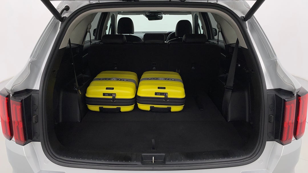 Boot Inside View with Luggage