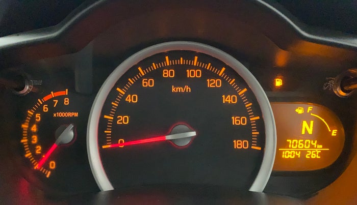 2019 Maruti Celerio VXI AMT, Petrol, Automatic, 70,604 km, Odometer Image