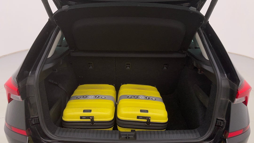 Boot Inside View with Luggage