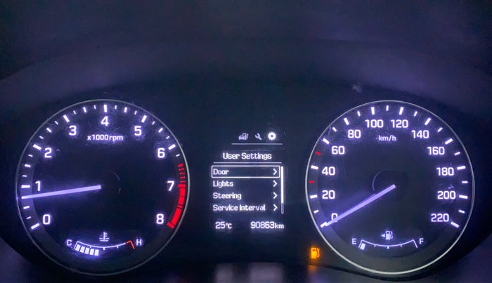 2016 Hyundai Elite i20 ASTA 1.2 (O), Petrol, Manual, 91,197 km, Odometer Image