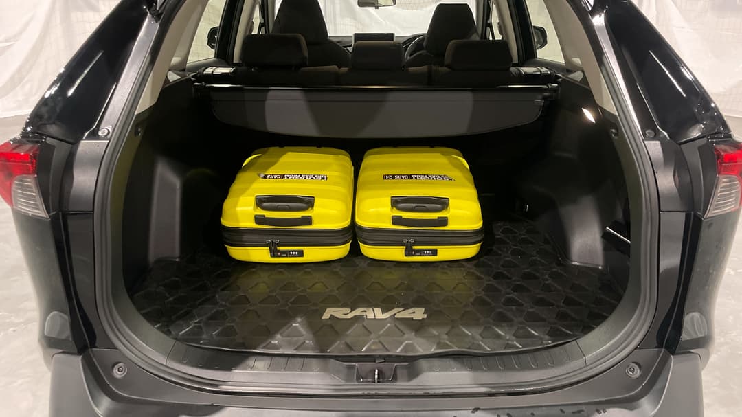 2024 Toyota RAV4 Gx (AWD) Hybr Full Size Spare, Automatic, 40466 km, Boot Inside View with Luggage