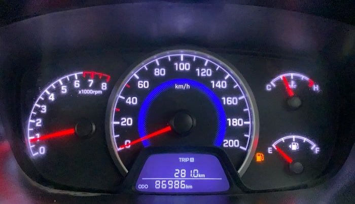 2017 Hyundai Grand i10 SPORTZ (O) 1.2 KAPPA VTVT, Petrol, Manual, 86,986 km, Odometer Image