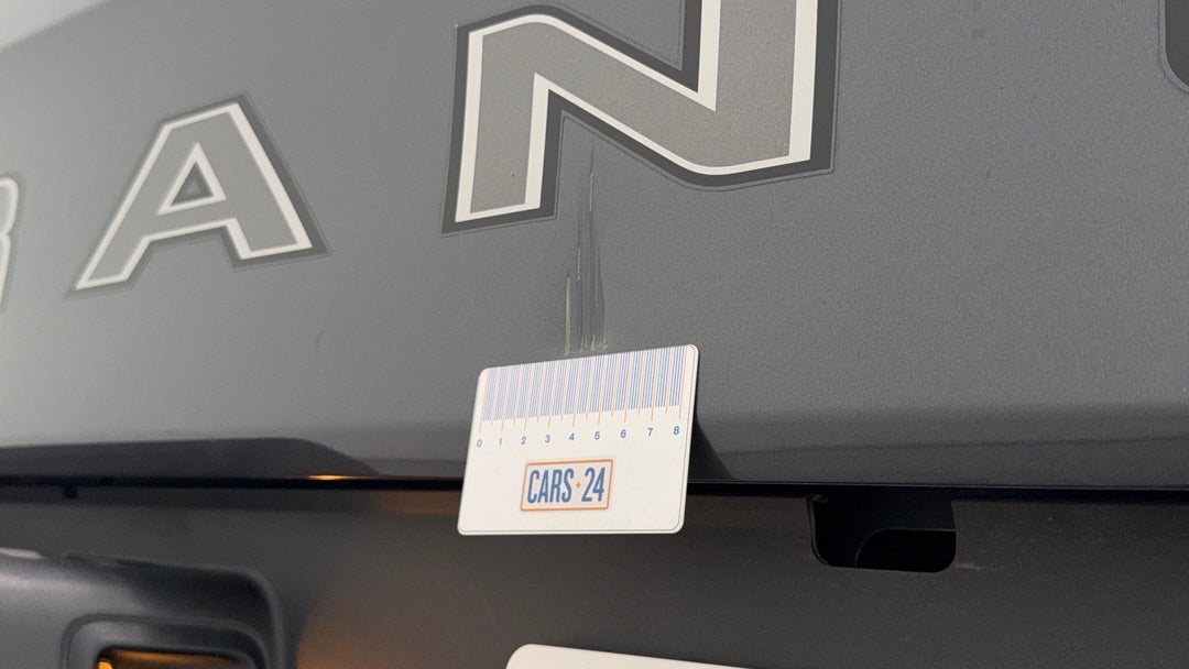 Boot / Tailgate Tailgate Dent