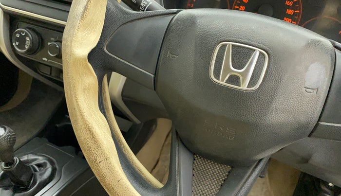 2016 Honda City 1.5L I-VTEC E MT, Petrol, Manual, 37,672 km, Steering wheel - Steering cover is minor torn