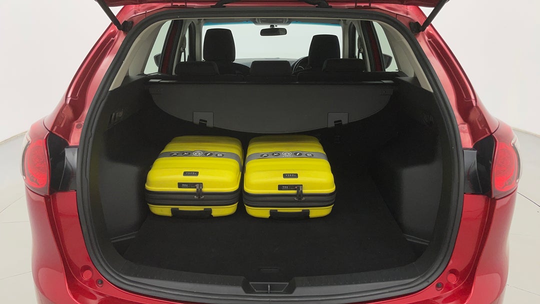 Boot Inside View with Luggage