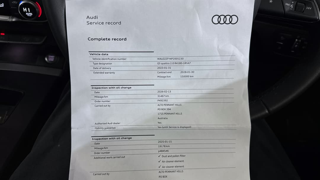 2022 Audi Q5 45 Tfsi Quattro Mhev, Automatic, 34664 km, Service History