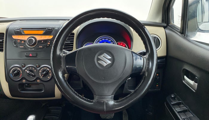 2017 Maruti Wagon R 1.0 VXI AMT, Petrol, Automatic, 83,502 km, Steering Wheel Close-up