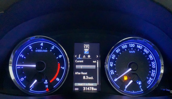 2016 Toyota Corolla Altis VL AT, Petrol, Automatic, 31,478 km, Odometer Image
